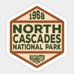 North Cascades National Park badge Sticker